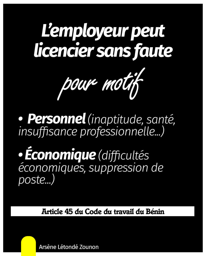 Peut-on licencier un salarié sans faute ?