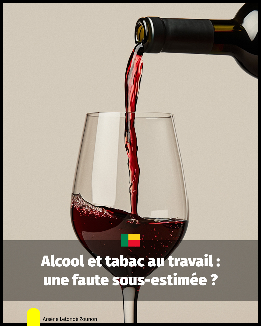 alcool et le tabac interdits au bureau et dans l’entreprise