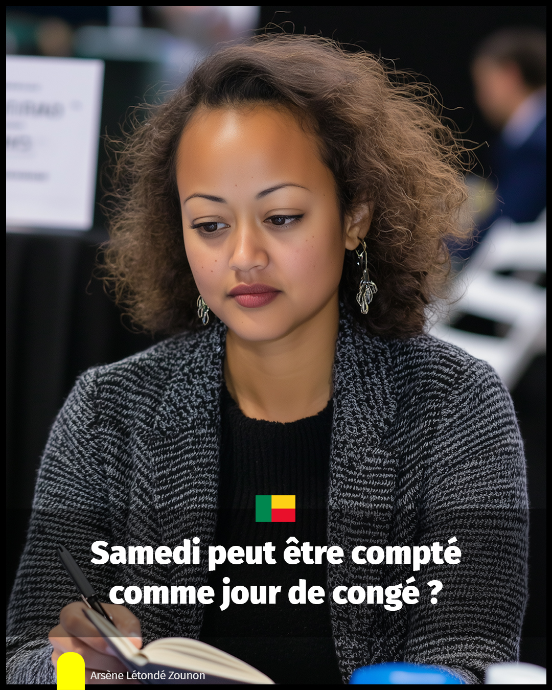 Le samedi peut être considéré comme jour de congé